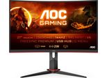 Aoc G2 CQ27G2U/BK Monitor Pc 68,6 Cm (27") 2560 X 1440 Pixel Quad Hd Led Nero, Rosso"