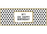 Biglietto In Rilievo Artebene Oh Happy Birthday 21X8 Cm