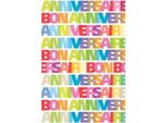 Carta Artebene Bon Anniversaire-Multic.