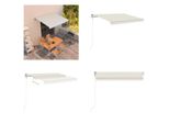 Vidaxl Tenda Da Sole A Scomparsa Automatica 300X250 Cm Crema - Tenda Da Sole - Tenda Da Sole - Tettoia Solare - Tettoie Solari