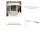 Vidaxl Tenda Da Sole Elettrica A Manovella Crema 3,5X2,5 M - Tenda Da Sole - Tenda Da Sole Retrattile - Tenda Da Sole Retrattile