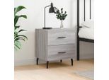 Vidaxl Comodino Grigio Sonoma 40X35X47,5 Cm Materiale A Base Di Legno - Comodino - Comodini - Armadio - Comodino