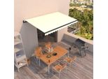 The Living Store Tenda Da Sole Automatica A Scomparsa 450X350 Cm Crema
