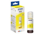 Epson 113 Ecotank Pigment Yellow Ink Bottle - Giallo - Epson - Ecotank ET-5880 - Ecotank ET-5850 - Ecotank ET-5800 - Ecotank ET-16650 - Ecotank ET-16600 - 6000 Pagine - 70 Ml - Pigment