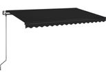 The Living Store Tenda Da Sole A Scomparsa Automatica 450X350 Cm Antracite