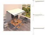 Vidaxl Tenda Da Sole A Scomparsa Automatica 450X350 Cm Crema - Tende Da Sole