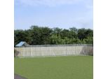 The Living Store Cuccia Per Cani Da Esterno Con Tetto Silver 14X2X2,5 M Acciaio Zincato