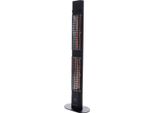 Sunred® Valencia Dark Lounge Black Riscaldatore Radiante A Libera Installazione Da 3000 W
