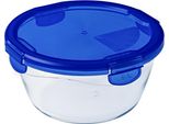 Pyrex 287PG00 Recipiente Per Cibo Rotondo Ciotola 0.7 L Blu Trasparente 1 Pz