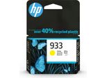 Hp 933 Yellow Original Ink Cartridge Cartuccia D'inchiostro 1 Pz Resa Standard
