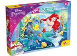 Lisciani - Disney Puzzle Ariel - Ricrea E Colora Le Scene Delle Tue Scatole Preferite - Da 7 Anni - Puzzle Di Grande Dimensione Con 250 Pezzi - Favorisce La Destrezza
