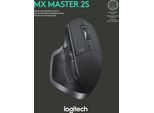 Logitech Mouse Mx Master 2S, Wireless, Unifying, Bluetooth, Grafite
