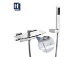 Sistema Doccia Homelody, Set Doccia Per Bagno Con 2 Tipi Di Getto, Miscelatore Doccia, Facile Installazione, Set Doccia Completo Cromato.