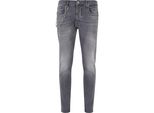 Bequeme Jeans 2Y Premium "2Y Premium Herren 2Y Tapered Fit Jeans", Herren, Gr. 31, NormalgrößEn, Grau, 97% Baumwolle, 3% Elasthan, Unifarben, Jeans