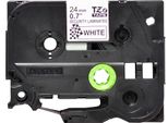 Brother TZESE5 Schriftbandkassette 24Mm Weiß/Schwarz