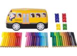 Faber-Castell 155532 FABER-CASTELL Penna Con Punta In Fibra Penna Connettore, 33 Scuolabus