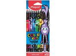 Maped 862624 Matita Colorata Triangolare Color'peps Monster Confezione Da 24 Pezzi