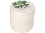Coperchi Papstar Per Tazze Da Minestra, Canna Da Zucchero "Pura"", Ø 14 Cm, Bianco | Film Termoretraibile (50 Pezzi)"