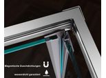 Sonni Cabina Doccia Angolare 90X90Cm Porta Scorrevole Angolare 185Cm Doppia Porta Doccia Esg Vetro Doccia