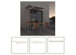 The Living Store Tenda Da Sole Manuale A Scomparsa Con Led 300X250 Cm Crema