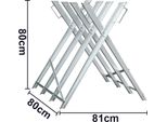 Wolketon Cavalletto Per Motosega Pieghevole In Metallo Cavalletto Per Legno 150KG Cavalletti Dentati Per Lavoro In Legno