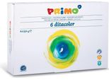 Primo 222TD6G Pittura Lavabili Nero, Blu, Verde, Rosso, Bianco, Giallo