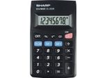 Sharp EL-233S Calcolatrice Tasca Calcolatrice Di Base Nero