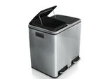 Cestino A Pedale Karat Felix Sistema Di Separazione Acciaio Inox 2 X 30 Litri (60 Litri)