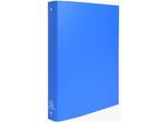 Exacompta 51471E Raccoglitore Ad Anelli Exacompta, Meccanismo A 4 Anelli, Din A4, Blu Chiaro