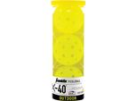 Palline Franklin Pickleball X40 - Set Da Esterno 3 Pezzi Giallo Ottico