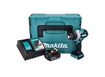 Makita Dhp 486 RT1J Trapano A Percussione A Batteria 18 V 130 Nm Brushless + 1X Batteria Ricaricabile 5,0 Ah + Caricabatterie + Makpac