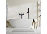 Rubinetto Per Vasca Da Bagno A Cascata Homelody Con Mensola, Rubinetto Per Vasca Da Bagno Con Doccetta, Rubinetto Per Vasca Da Bagno Con Doccia