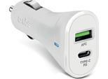 Sbs TECRPD20W Caricatore Per Dispositivi Mobili Smartphone, Tablet Bianco Accendisigari Ricarica Veloce Auto