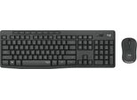 Logitech MK295 Silent - Tastatur-Und-Maus-Set - Kabellos - 2.4 Ghz - Portugiesisch - Graphite