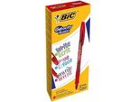Bic Gel-Ocity Illusion Penna In Gel Con Cappuccio Rosso 12 Pz