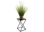 Howhomely Sgabello Per Fiori In Metallo Nero 40 Cm - Portafiori, Colonna Per Fiori Moderna