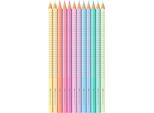 FABER-CASTELL 201910 Matite Colorate Sparkle Pastel - Astuccio In Metallo Da 12, Assortite