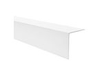 Quest Profilo Angolare Decorativo In Pvc 50X20 Mm, 2 M, Protezione Bordi, Bianco