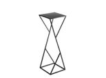 Howhomely Sgabello Per Fiori In Metallo Nero 70 Cm - Portafiori, Colonna Per Fiori Moderna