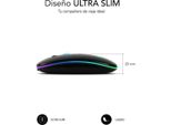 Subblim SUBMO-LDFLAT1 Mouse Ambidestro Rf Wireless + Bluetooth + Usb Type-A Ottico 1600 Dpi