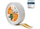Quest Battiscopa In Pvc Autoadesivo 32X23Mm, 25M, Battiscopa Morbido, Flessibile, Grigio Chiaro