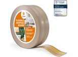Quest Battiscopa In Pvc Autoadesivo 32X23Mm, 15M, Battiscopa Morbido, Flessibile, Beige