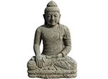 Figura Di Buddha Kharagpur Con Bhumisparsha Mudra 25 X 40 X 60 Cm