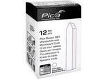 Gesso Per Lavagna Classico Bianco L90Xl12Xh12Mm 12 Pezzi/Scatola Pica