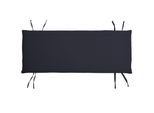 Teako Design Cuscino Per Panchina Da Giardino 90X40 Cm – Comodo Cuscino, Idrorepellente, Lavabile, Modello Ferrara (Nero)