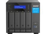 Qnap TVS-H474 Nas Tower Intel® Pentium® G7400 8 Gb DDR4 0 Tb Quts Hero Nero