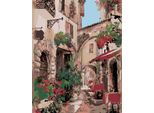Zuty - Quadro Diamante - Italian Street, 40X50 Cm, Tela Tesa Su Telaio