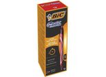 Bic Gel-Ocity Quick Dry Rosso Penna A Sfera Retrattile A Clip Medio 12 Pz