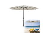 Jopassy Ombrellone Da 3,5 M UV40+ Protezione Solare Ombrellone Da Giardino Ombrellone Da Spiaggia, Beige