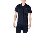 Polo Napapijri Uomo Blu Navy Cotone : Taglia - 3XL Taglia: 3XL